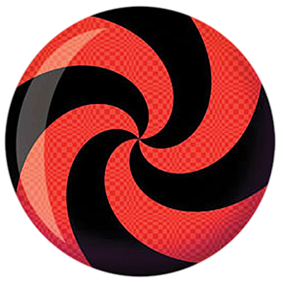 Шар для боулинга Viz-A-Ball Spiral Red/Black